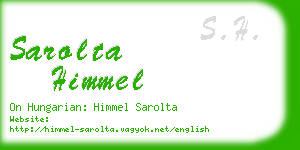 sarolta himmel business card